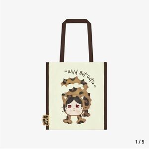 Wild But Cute Cream Tote Bag